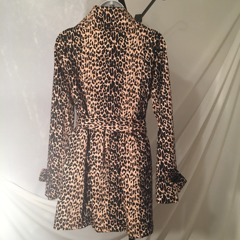 Luii Leopard Printed Button Belt & Pocket Jacket - image 4